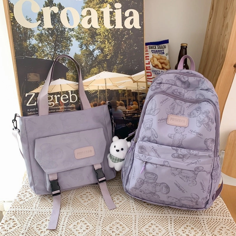 Japanese backpack casual school bag waterproof bag