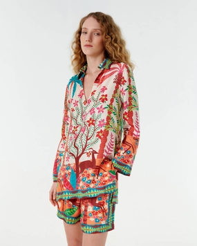 Jia Tunic in Louis Barth??lemy Print