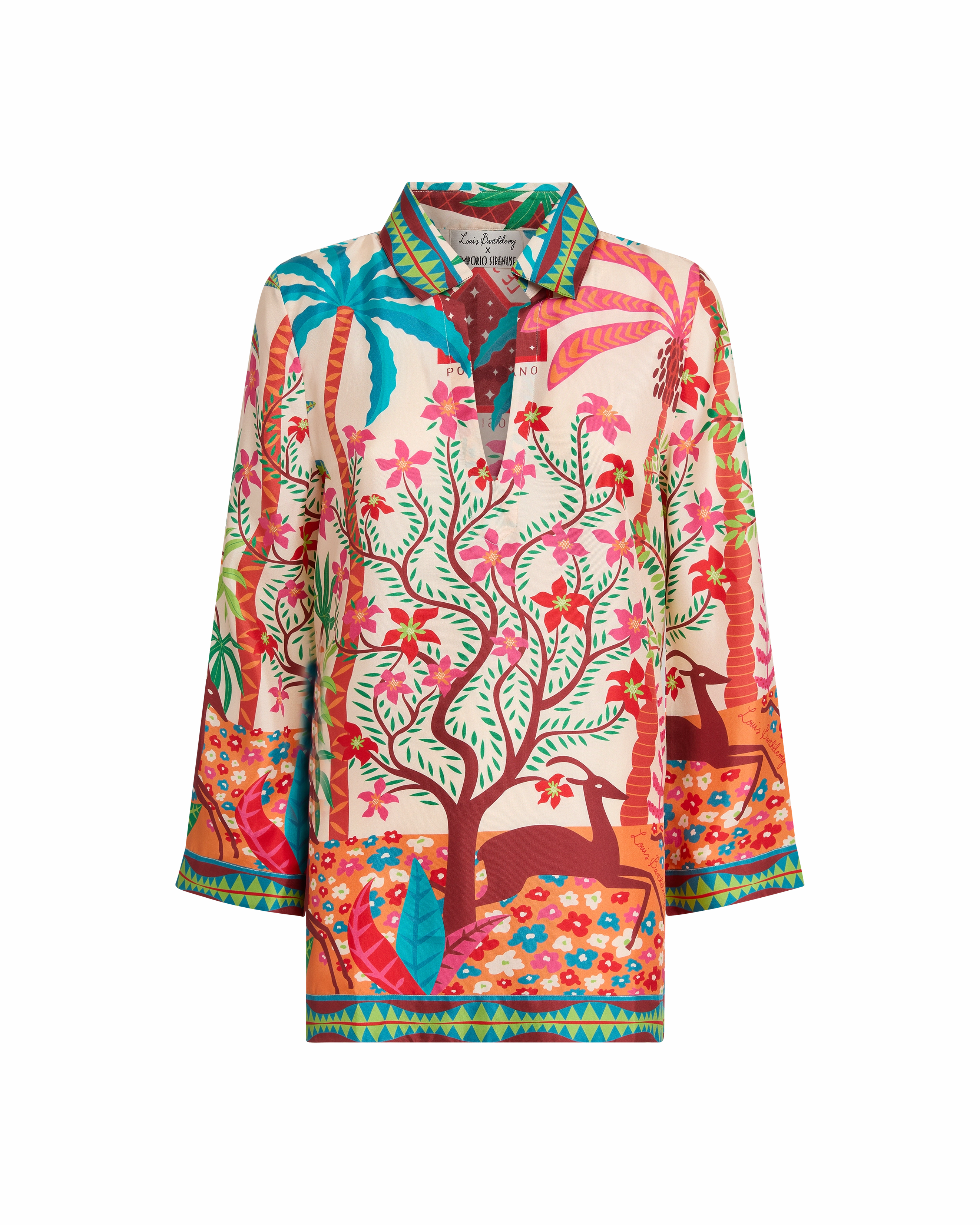 Jia Tunic in Louis Barth??lemy Print