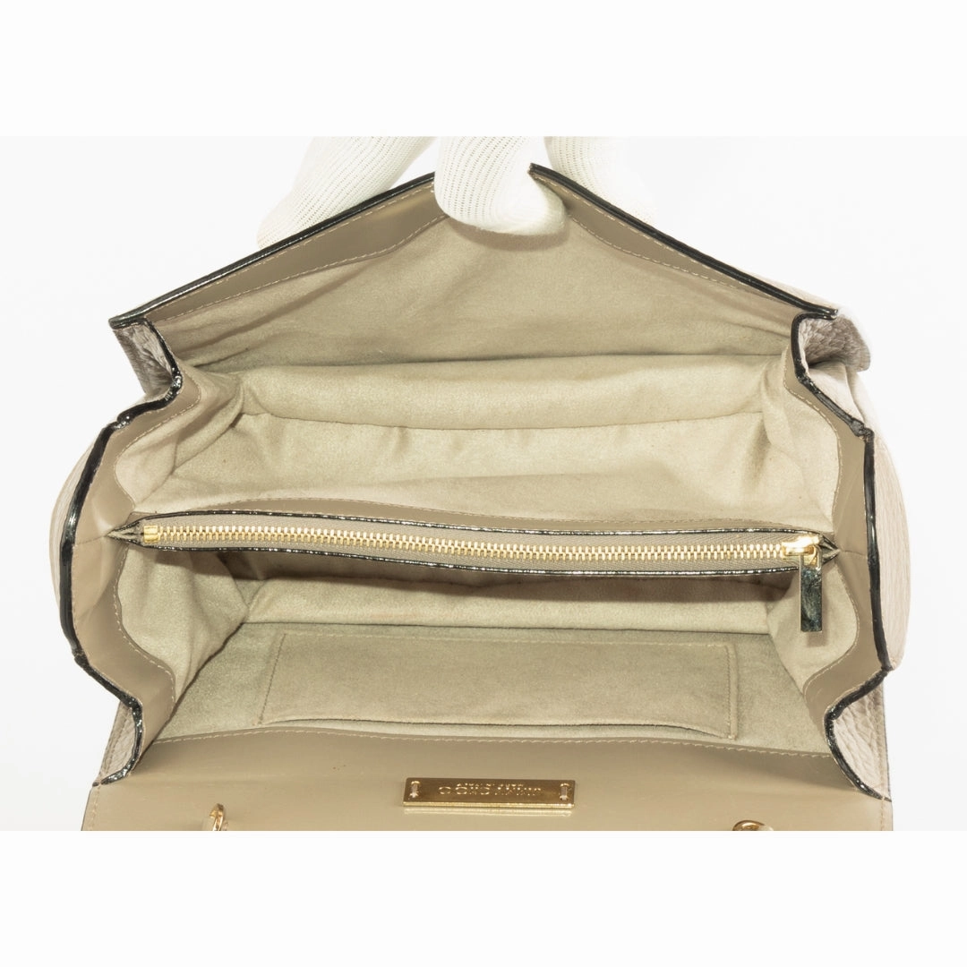 Jimmy Choo Amie Top Handle Leather Satchel