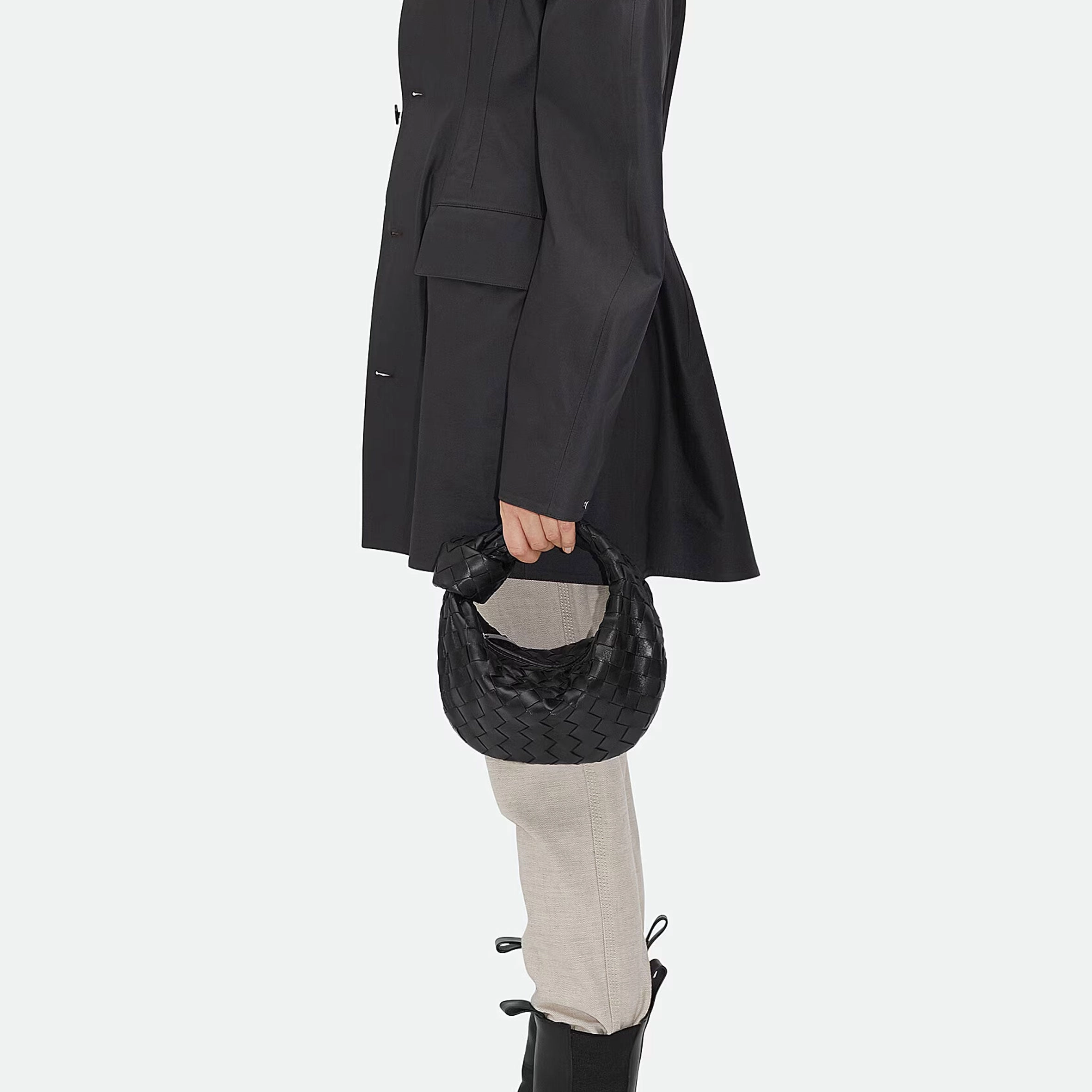 Jodie Mini Intrecciato, Black (G)