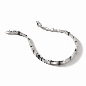 John Hardy Colorblock Choker Necklace with Black Onyx