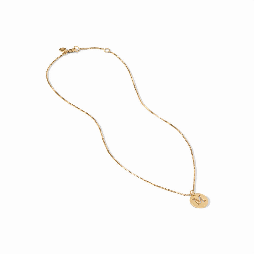 Julie Vos Delicate Monogram Necklace - A