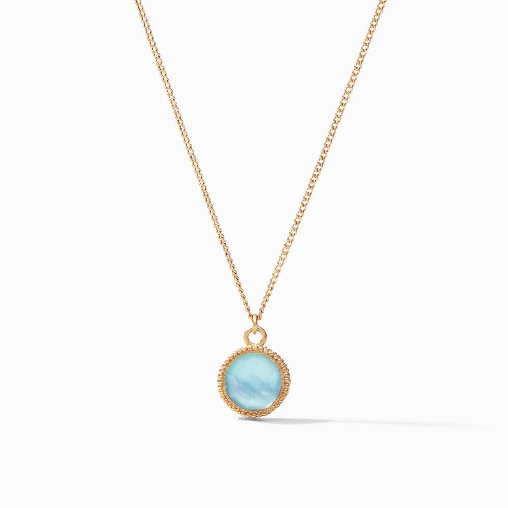 Julie Vos Fleur-de-Lis Solitaire Necklace