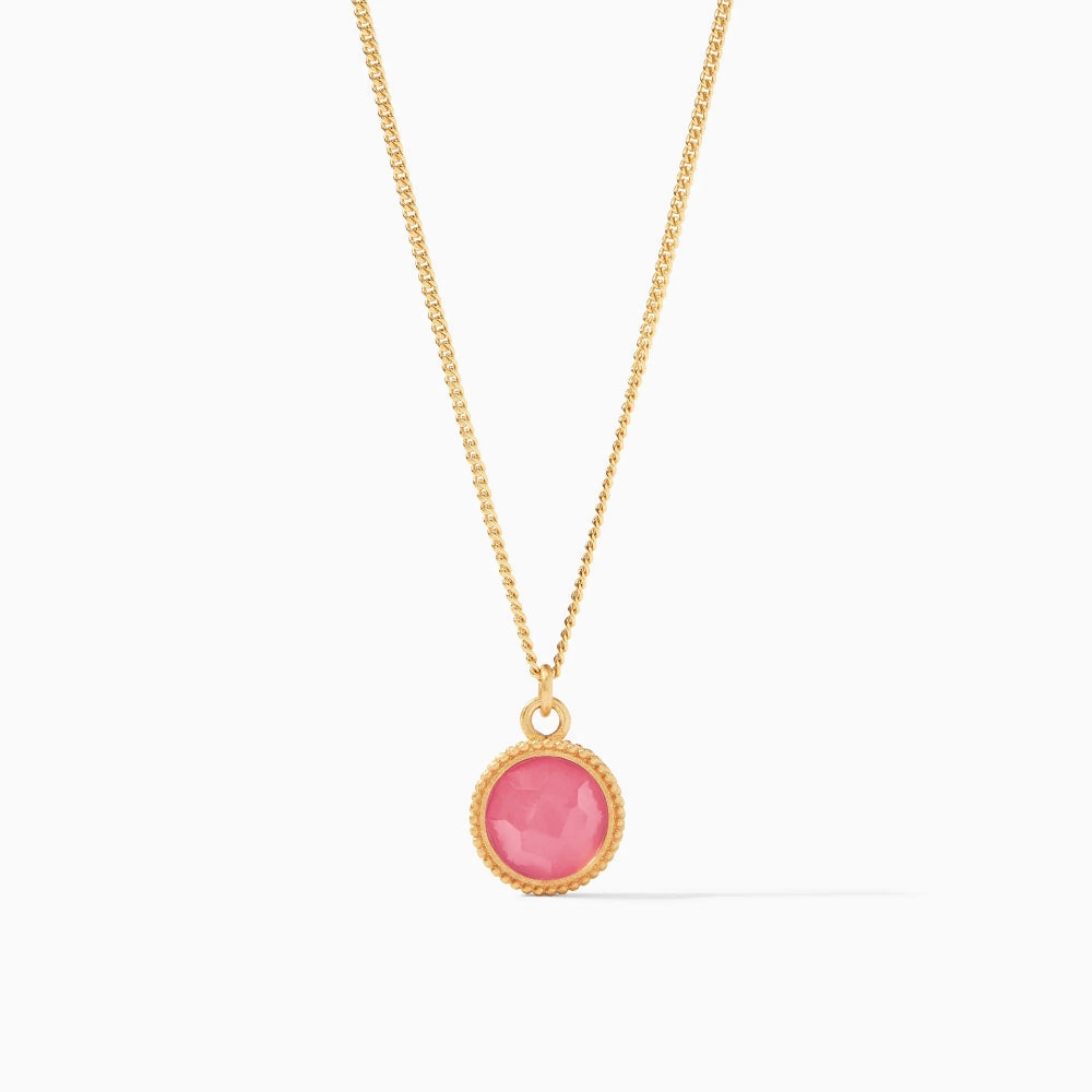 Julie Vos Fleur-de-Lis Solitaire Necklace