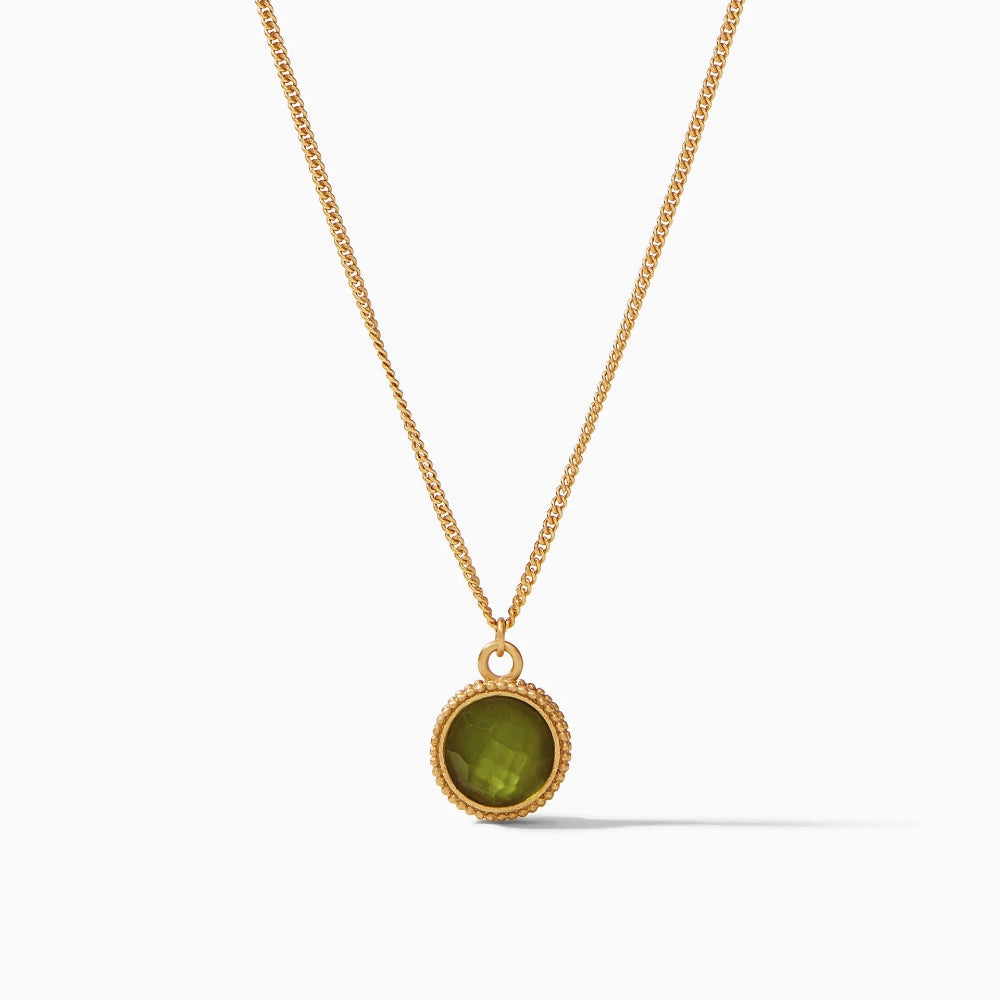 Julie Vos Fleur-de-Lis Solitaire Necklace