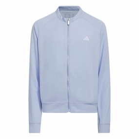 Junior adidas Girls Full Zip Versatile Golf Jacket HS9623