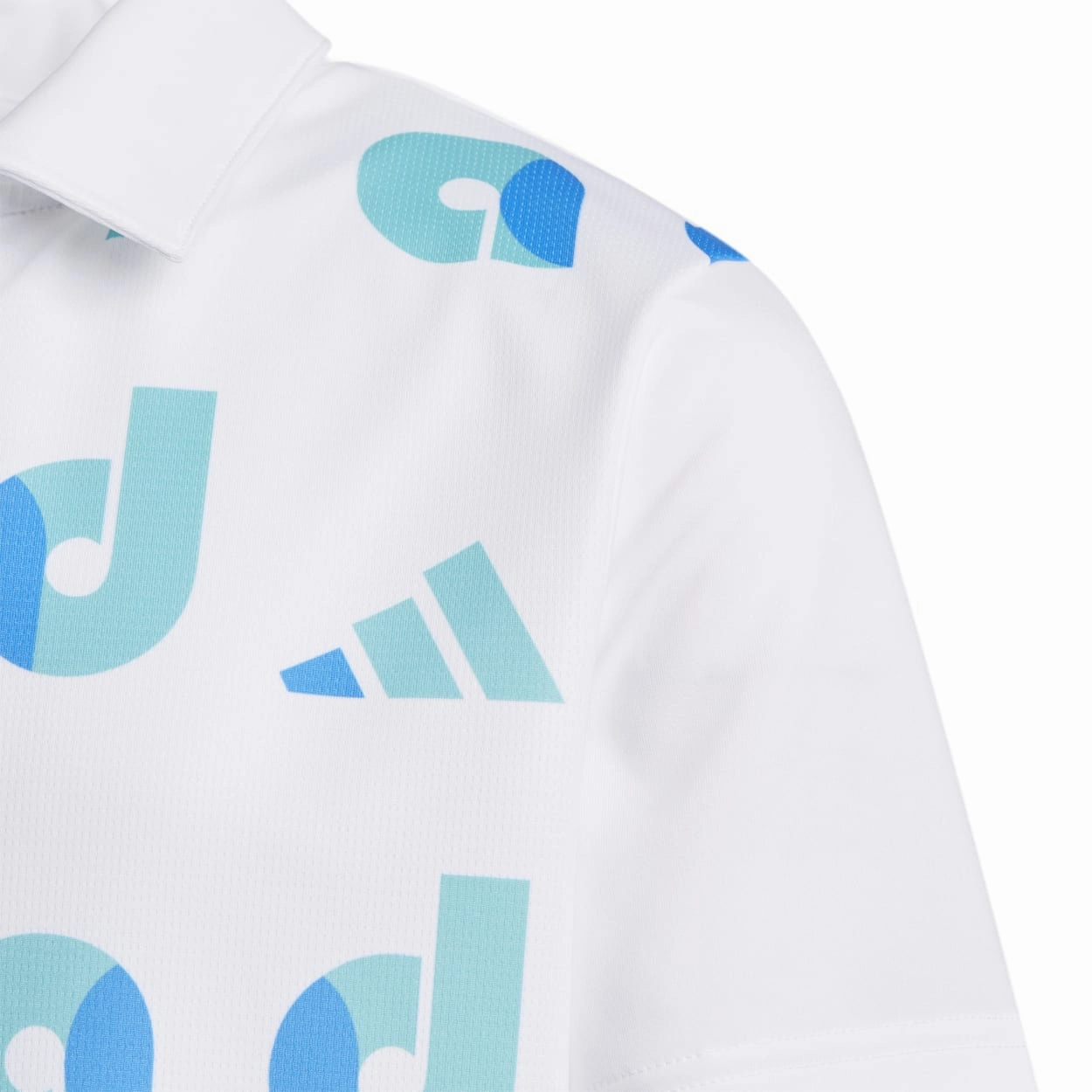 Junior adidas Graphic Print Golf Polo Shirt HC0250