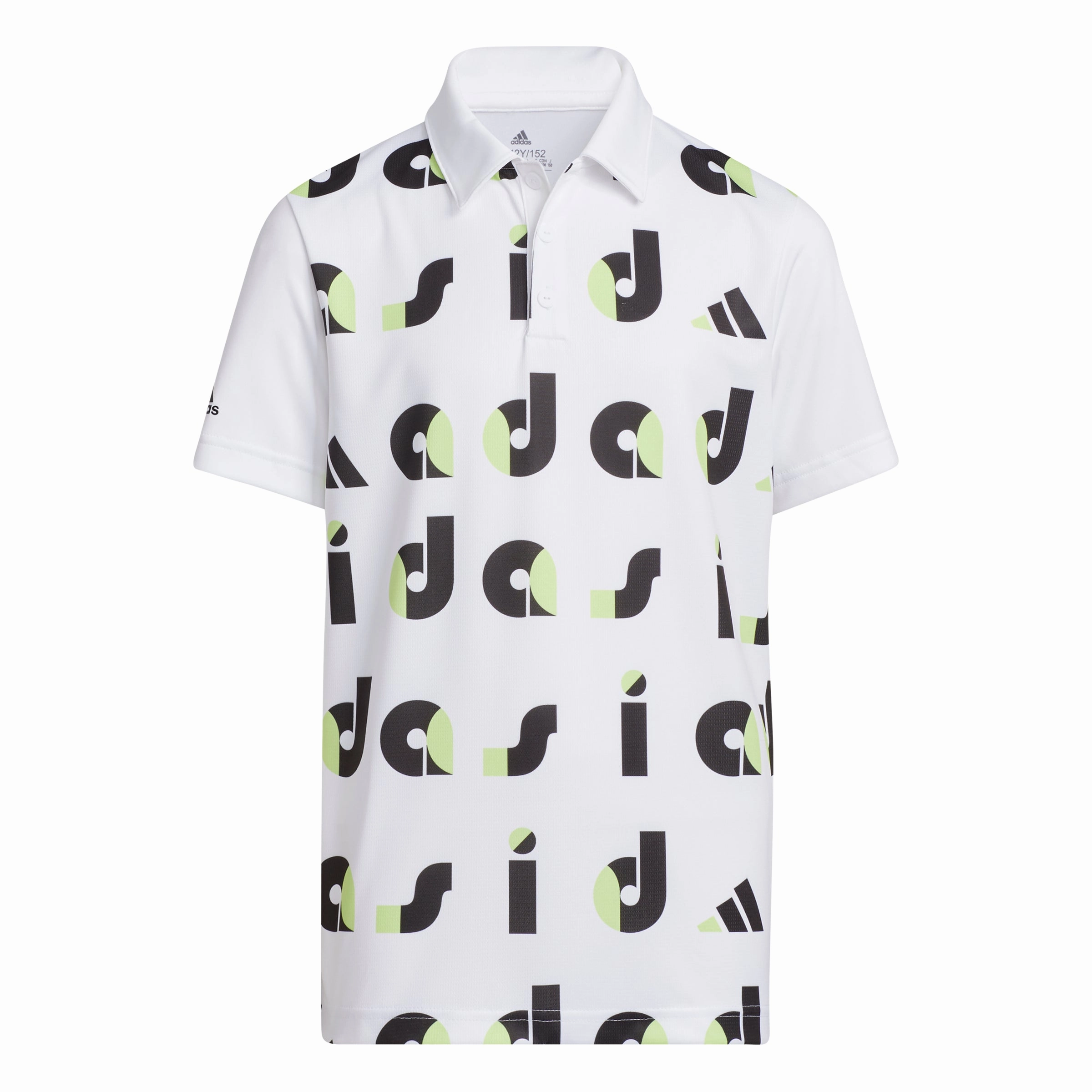 Junior adidas Graphic Print Golf Polo Shirt HC0251