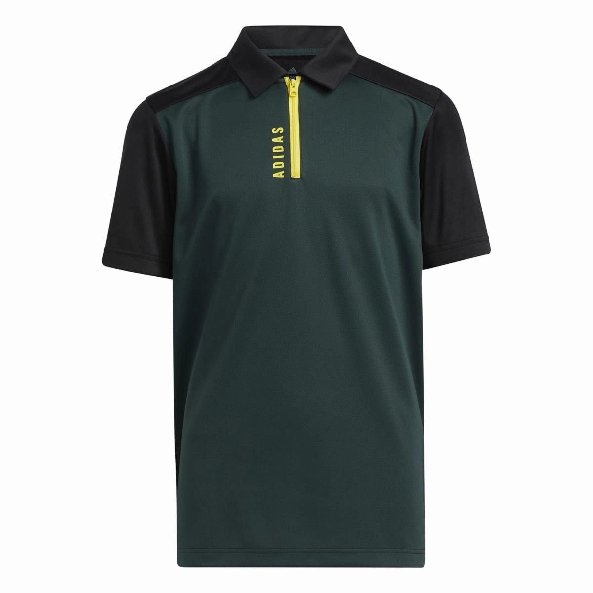 Junior adidas Zip Golf Polo Shirt HD1066