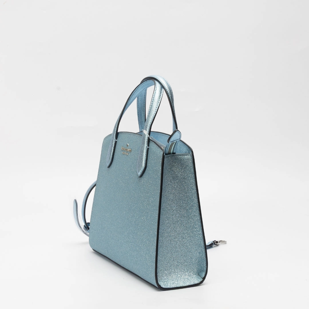 Kate Spade Blue Glitter Tinsel Satchel