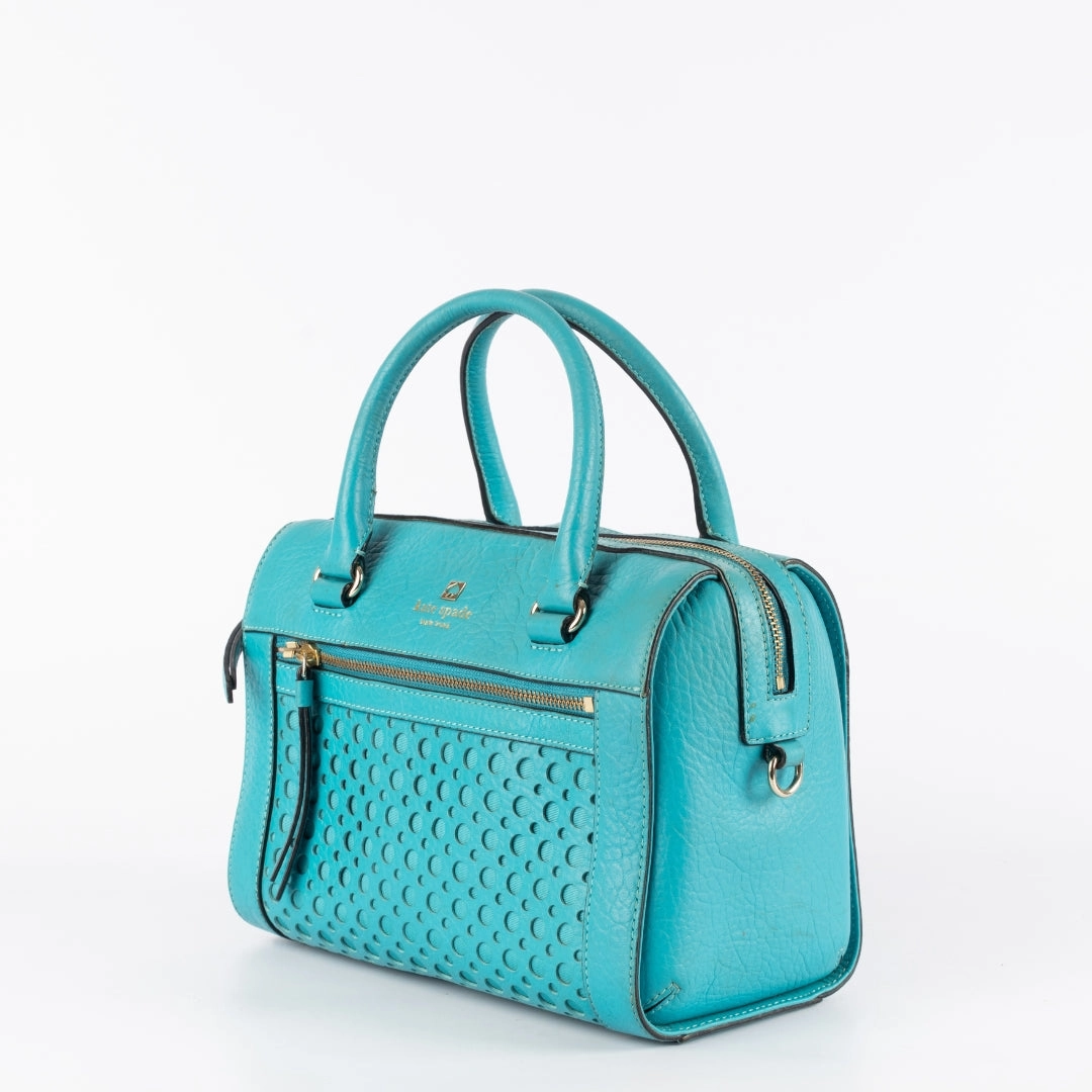 Kate Spade Perri Lane Bubbles Delaney Leather Satchel