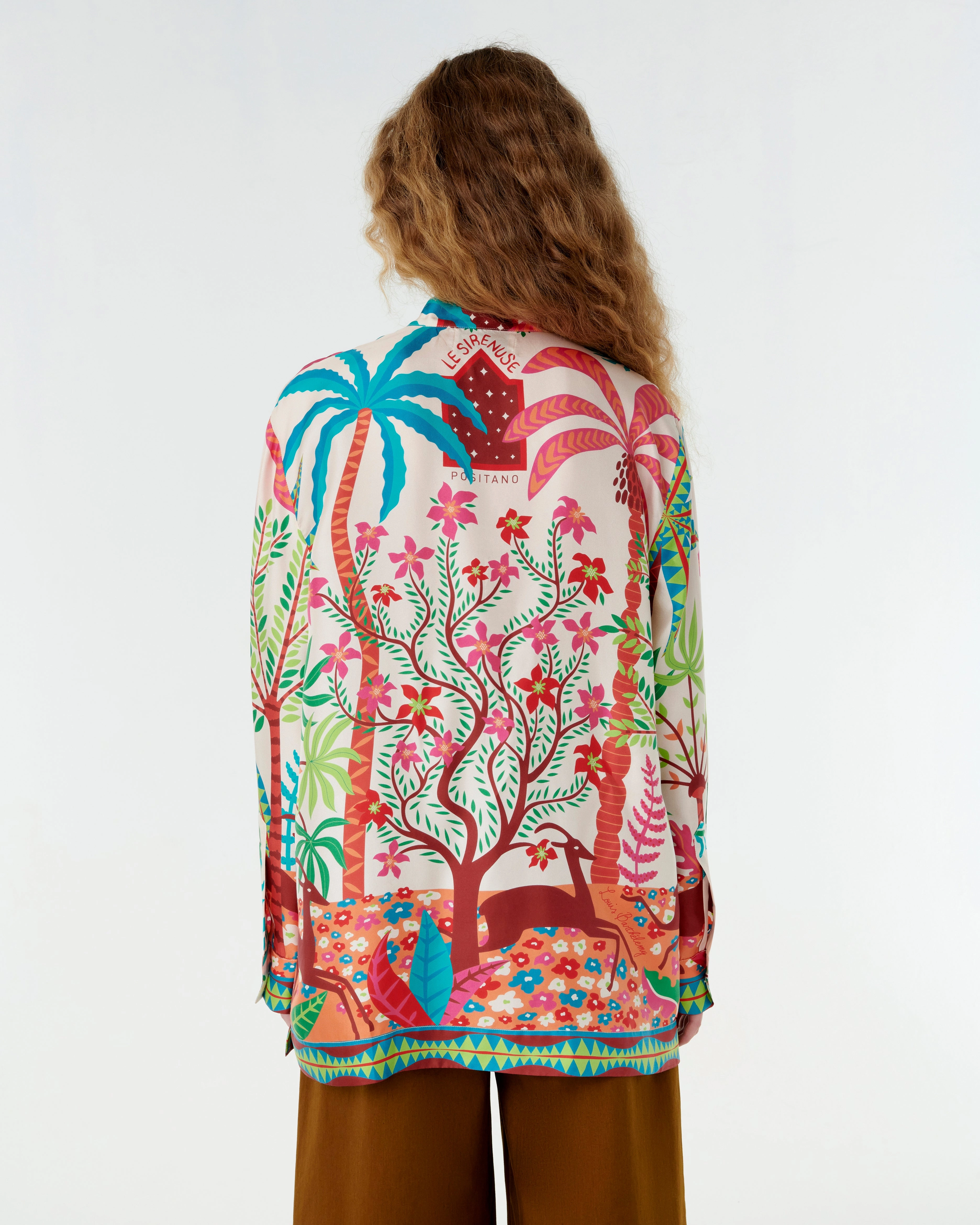 Kelsy Shirt in Louis Barth??lemy Print