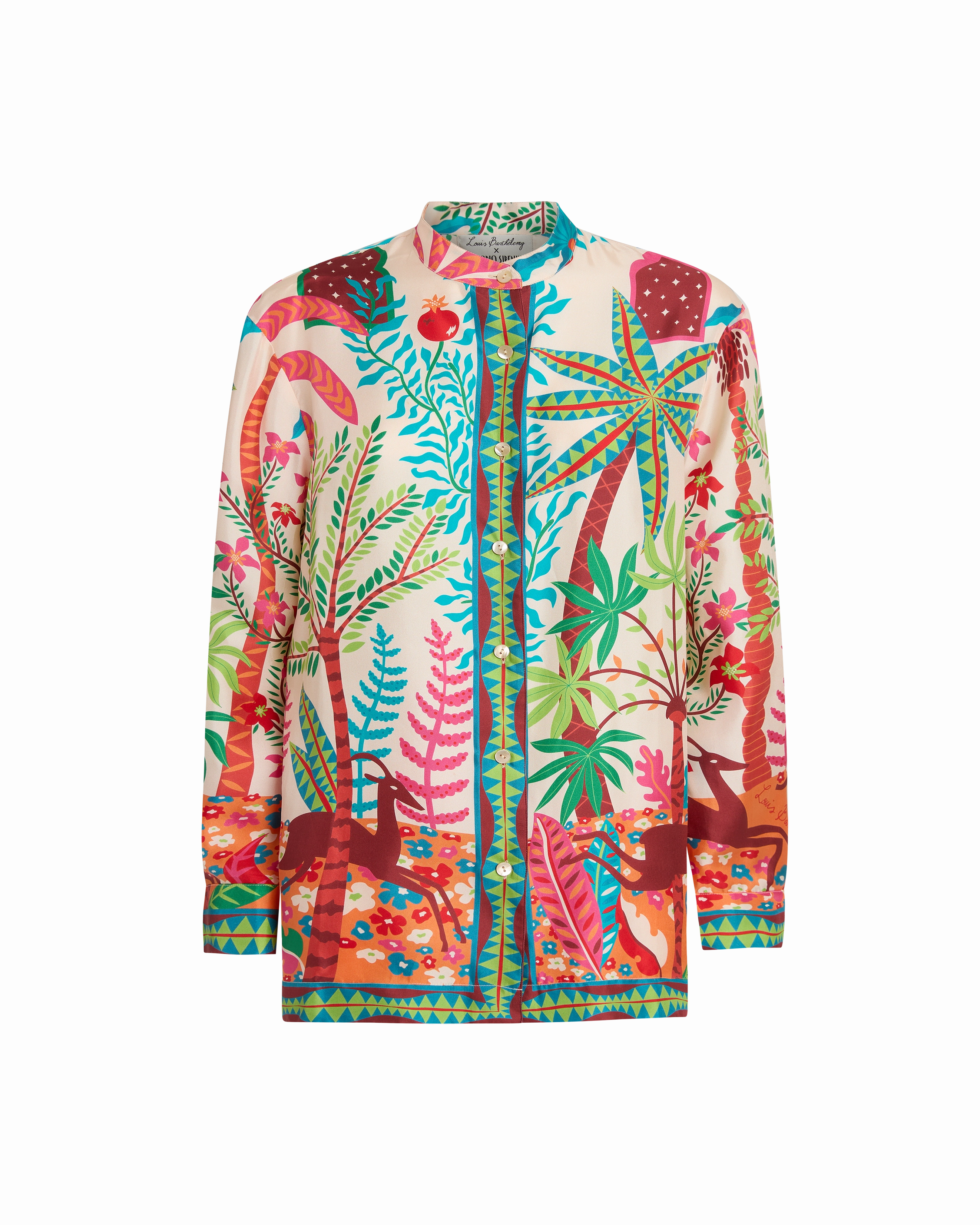 Kelsy Shirt in Louis Barth??lemy Print