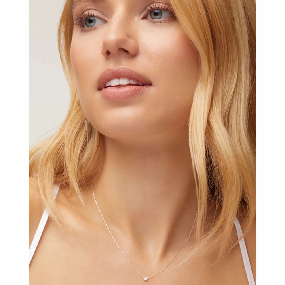 Kendra Scott Audrey 14k Gold Pendant Necklace in .07ct White Diamond