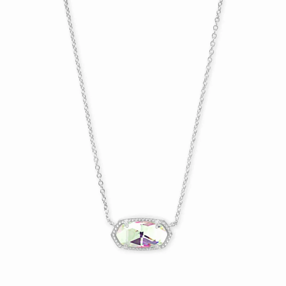 Kendra Scott Elisa Pendant Necklace in Dichroic Glass