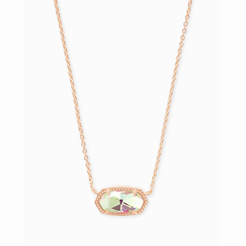 Kendra Scott Elisa Pendant Necklace in Dichroic Glass