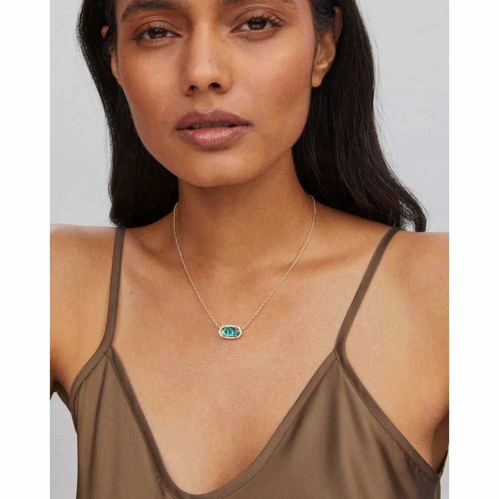 Kendra Scott Elisa Pendant Necklace in London Blue