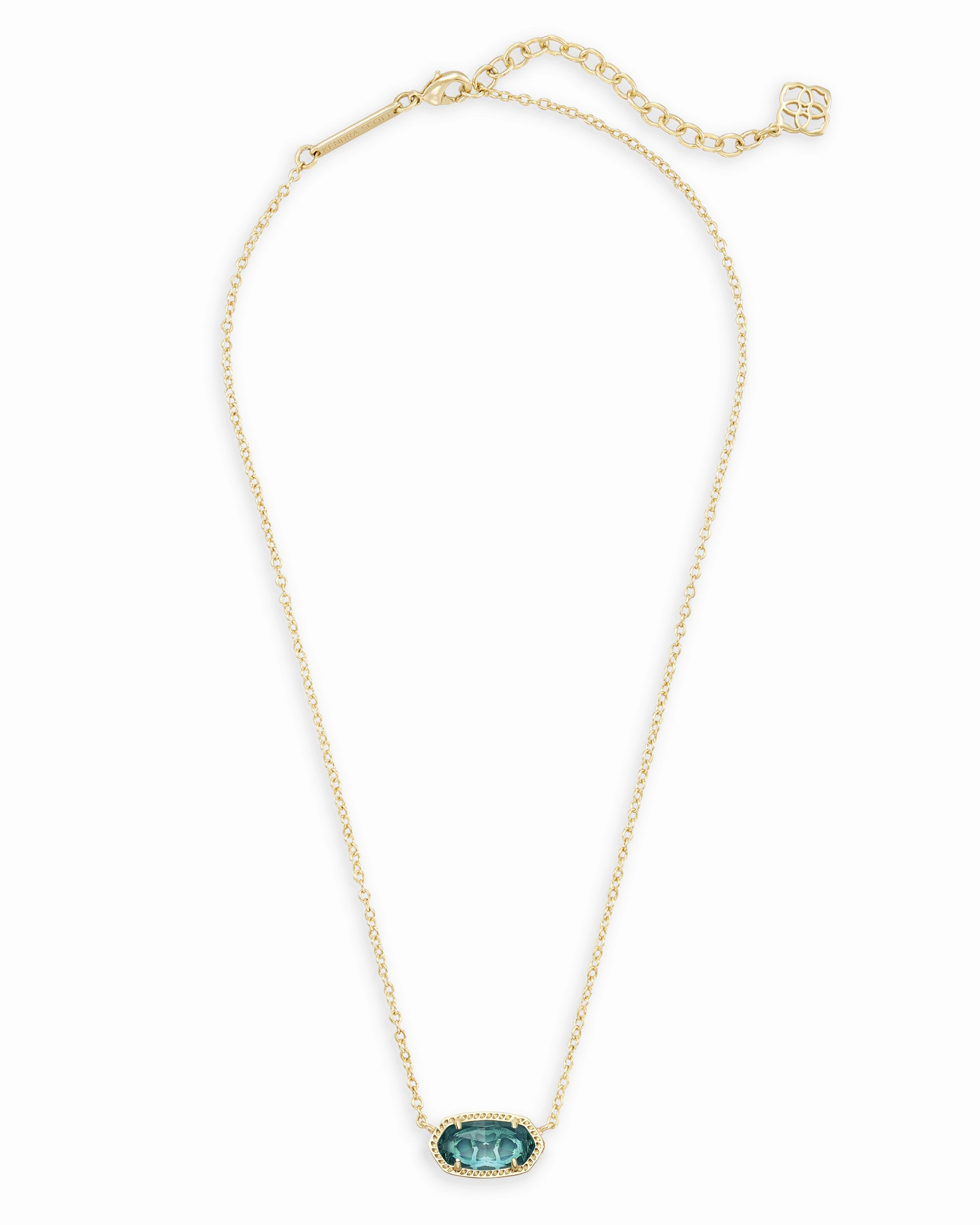 Kendra Scott Elisa Pendant Necklace in London Blue