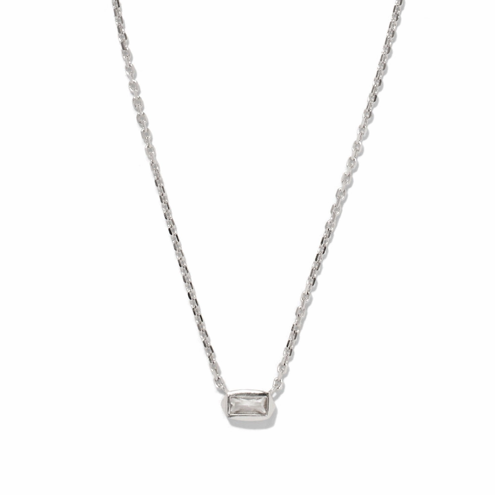 Kendra Scott Fern Crystal Short Pendant Necklace