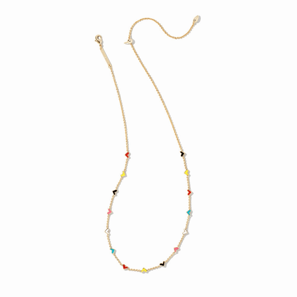 Kendra Scott Haven Strand Necklace Gold Multi Mix