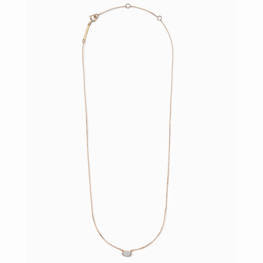Kendra Scott Marisa 14k Gold Pendant Necklace in White Diamond