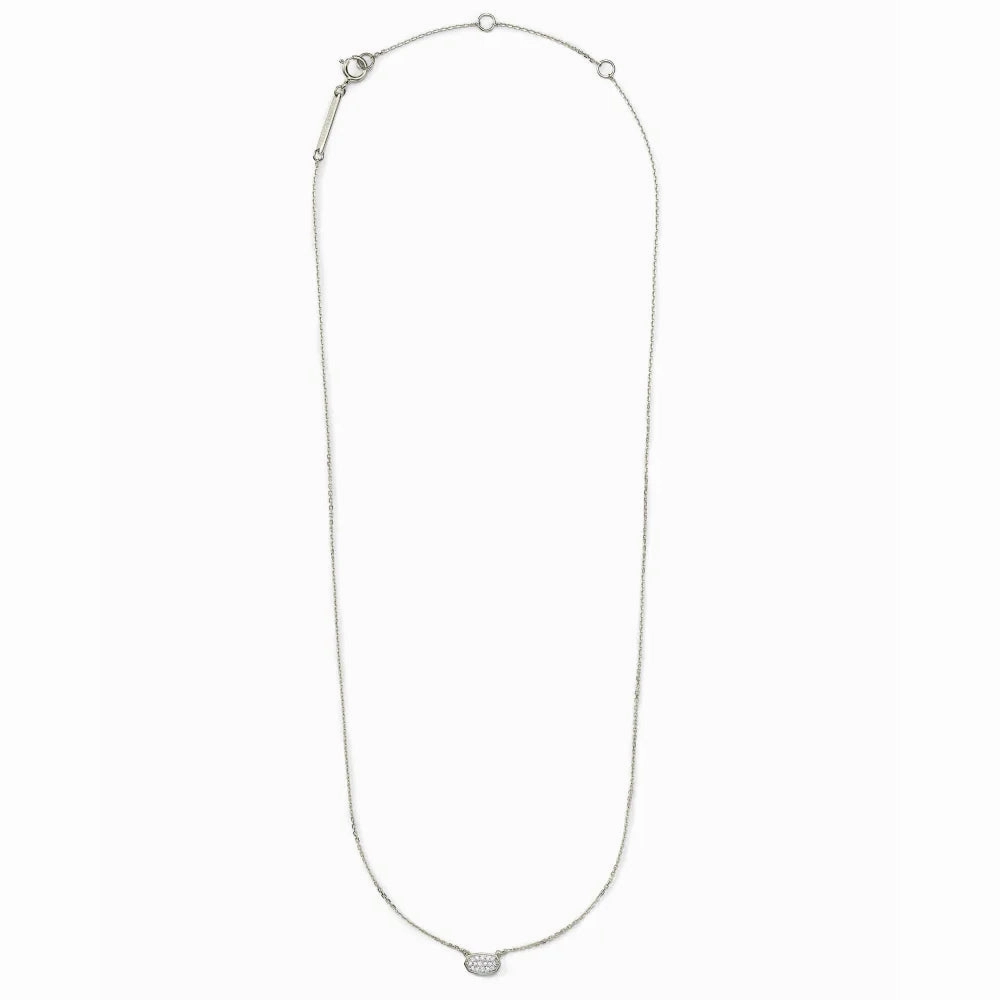 Kendra Scott Marisa 14k Gold Pendant Necklace in White Diamond