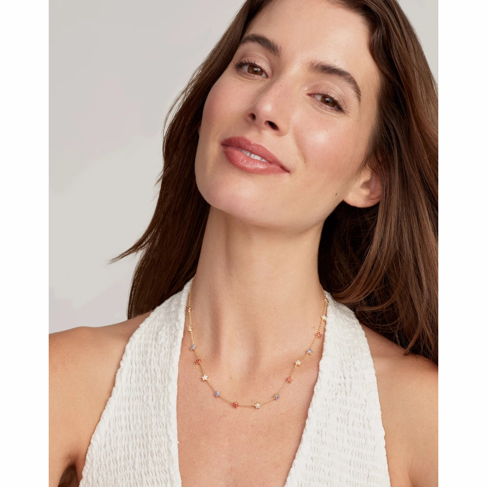 Kendra Scott Sierra Star Crystal Strand Necklace