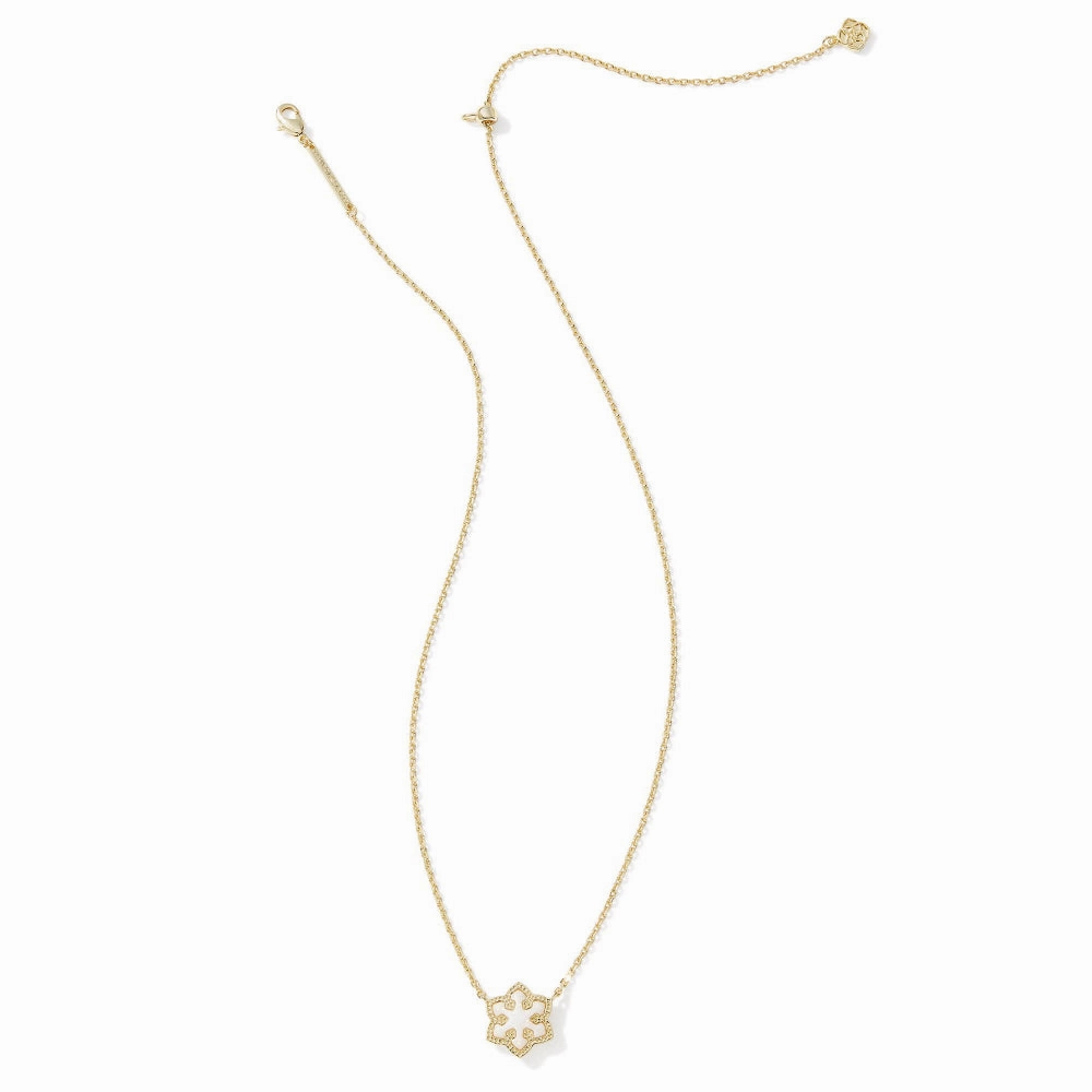 Kendra Scott Snowflake Short Pendant Necklace