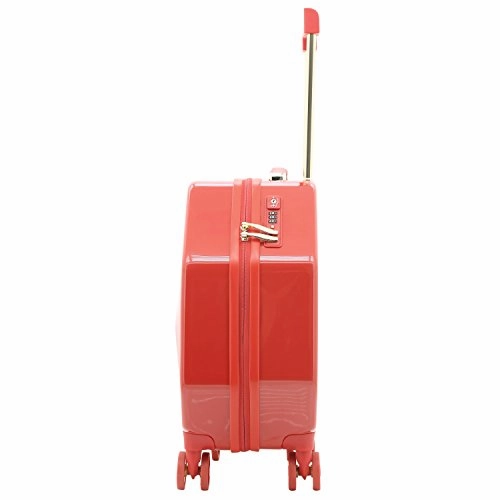 kensie Women's 20" or 2 Piece Gemstone TSA Lock Luggage Set, Red, Inch Carry-On