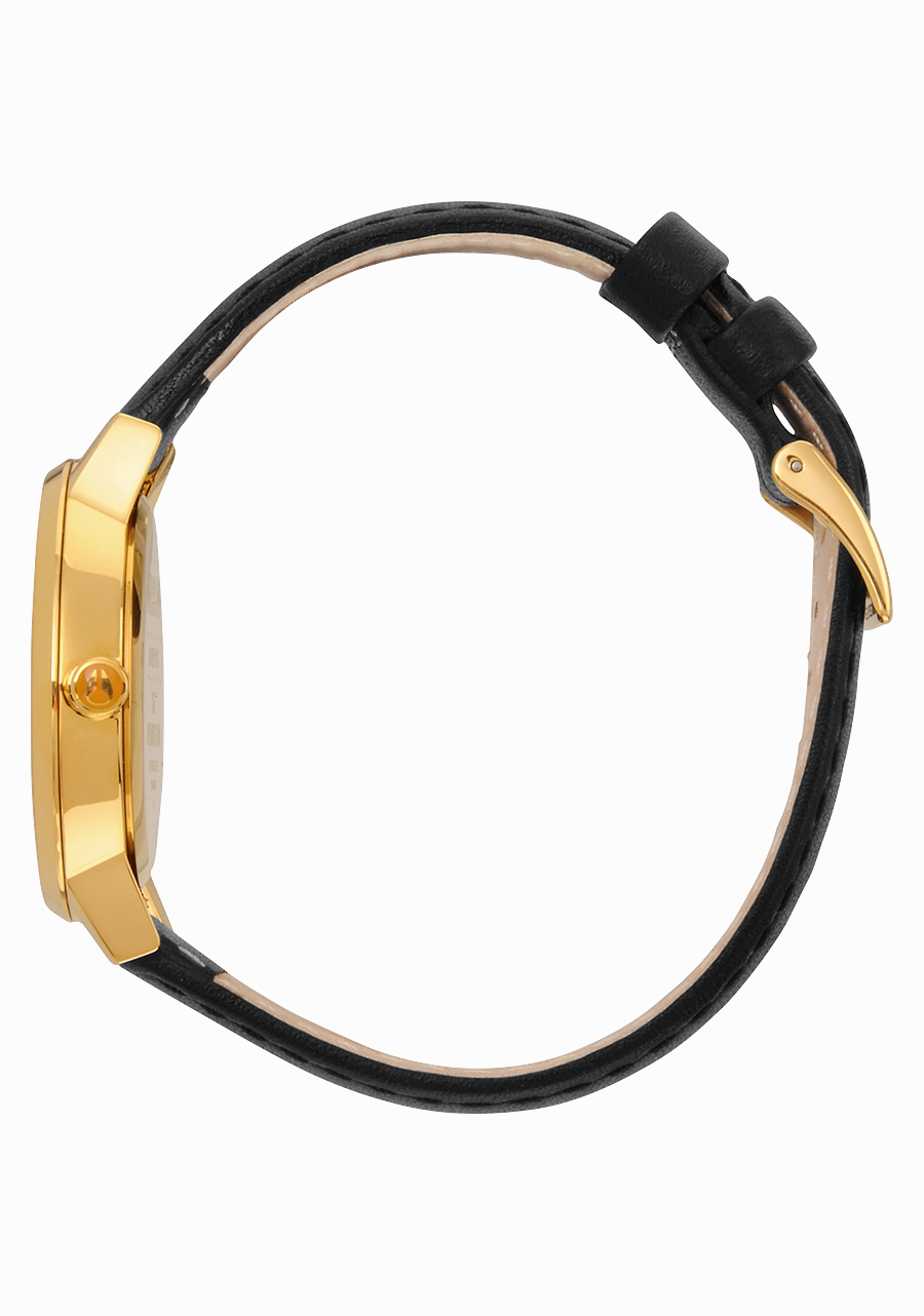 Kensington Leather - Gold / Black