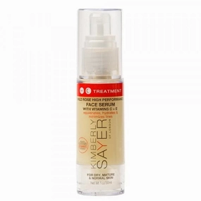 Kimberly Sayer Wild Rose High Performance Face Serum with Vitamins C   E, Organic Anti-Aging Formula to Rejuvenate, Hydrate, Brighten and Minimize Fine Lines and Wrinkles, 1 oz