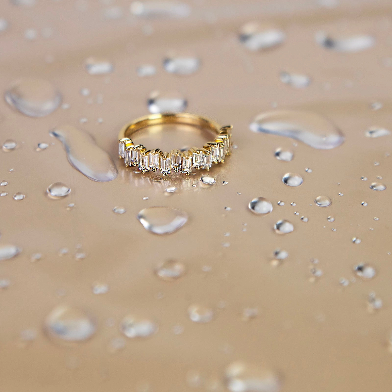 Lab Grown Baguette Diamond Band