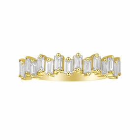 Lab Grown Baguette Diamond Band