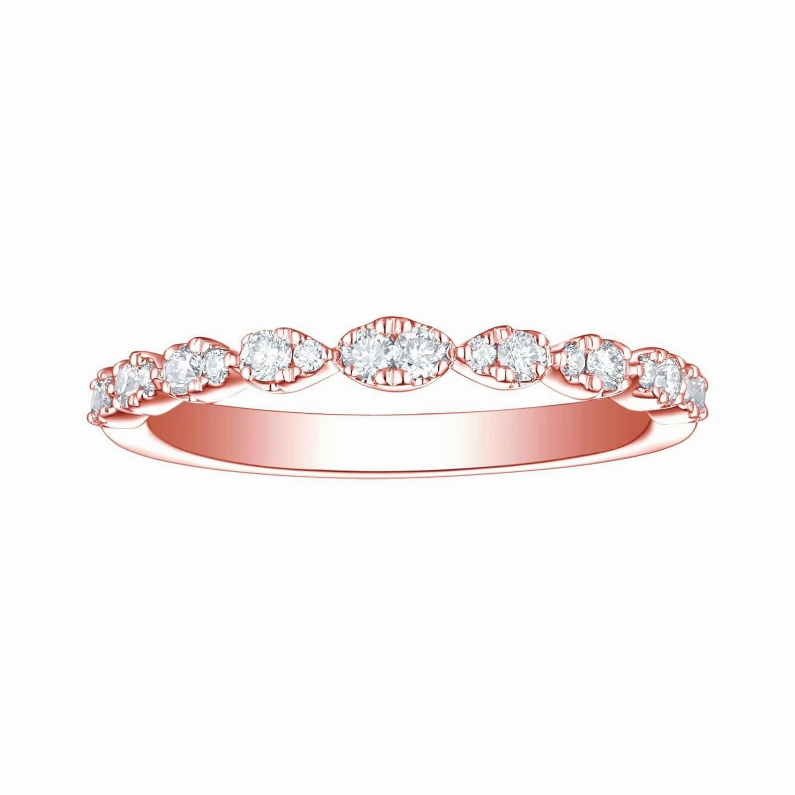 Lab Grown Diamond Pear Station Band