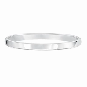 Ladies Platinum 2mm Plain Wedding Band