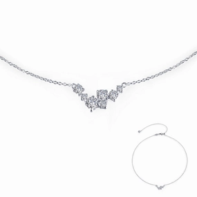 Lafonn 7 Symbols Of Joy Diamond Necklace N0123CLP18