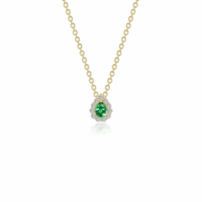 Lafonn Classic Emerald Necklace N0325CEG18