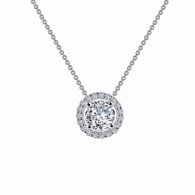 Lafonn Classic Round Diamond Necklace N0104CLP18