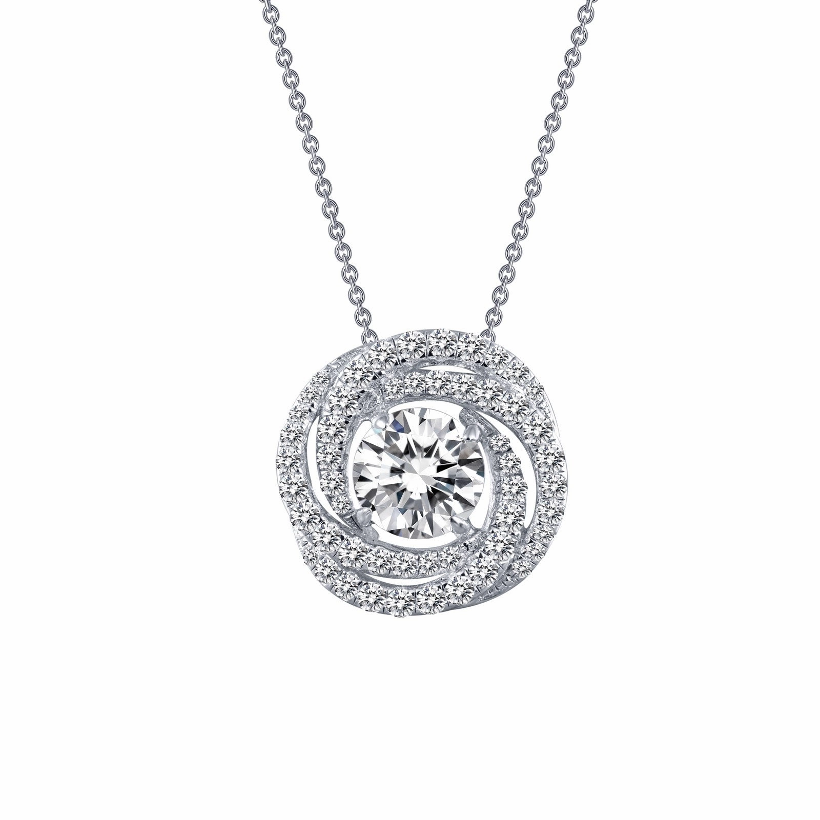 Lafonn Classic Round Diamond Necklace P0185CLP18