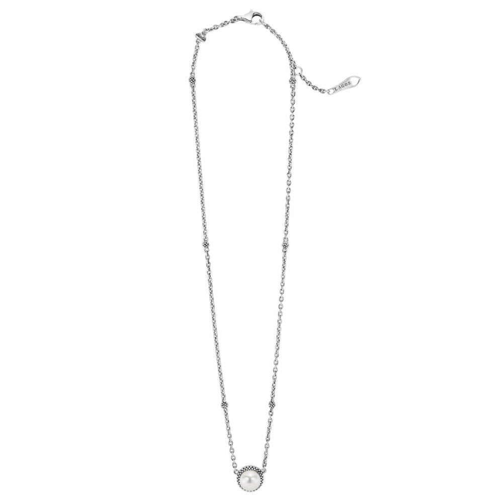Lagos Luna Pearl Pendant Necklace
