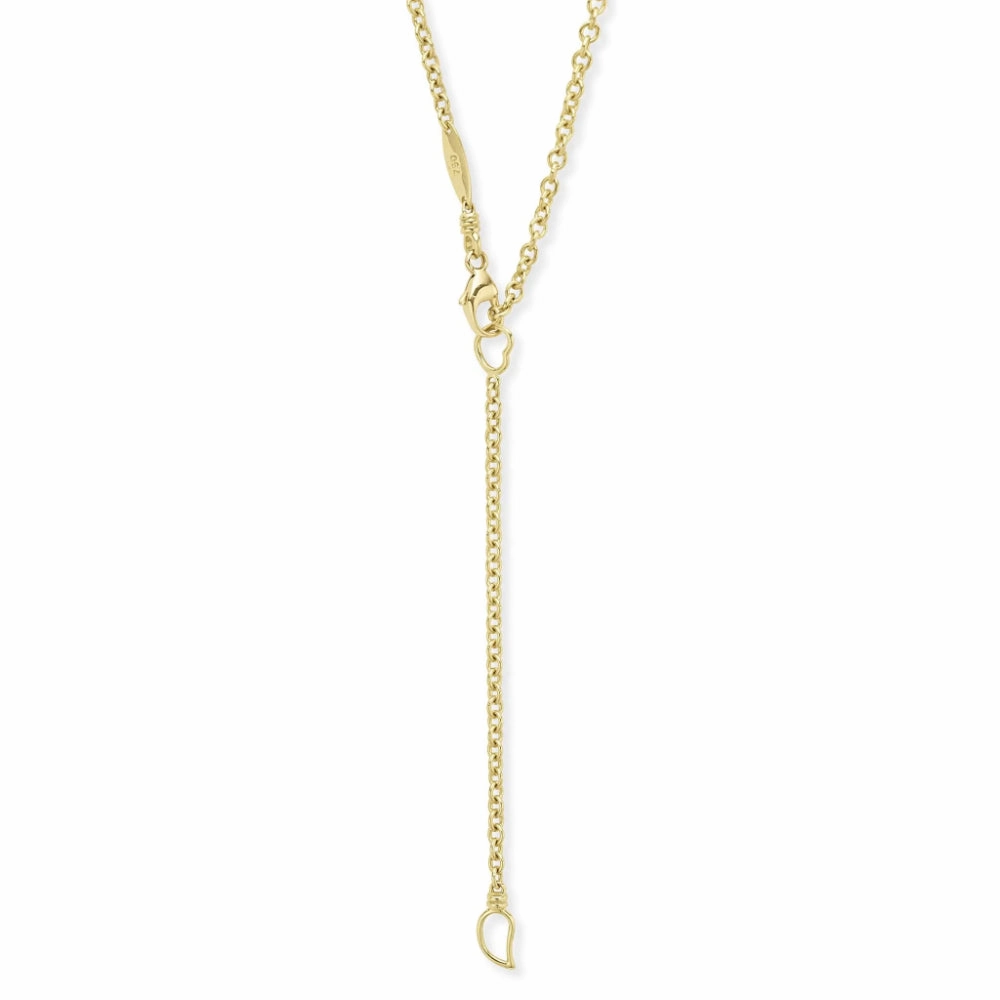 Lagos Meridian 18k Gold Circle Pendant Necklace