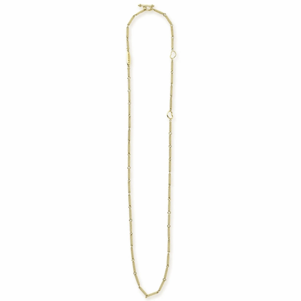 Lagos Signature Caviar 18k Gold Superfine Caviar Link Necklace