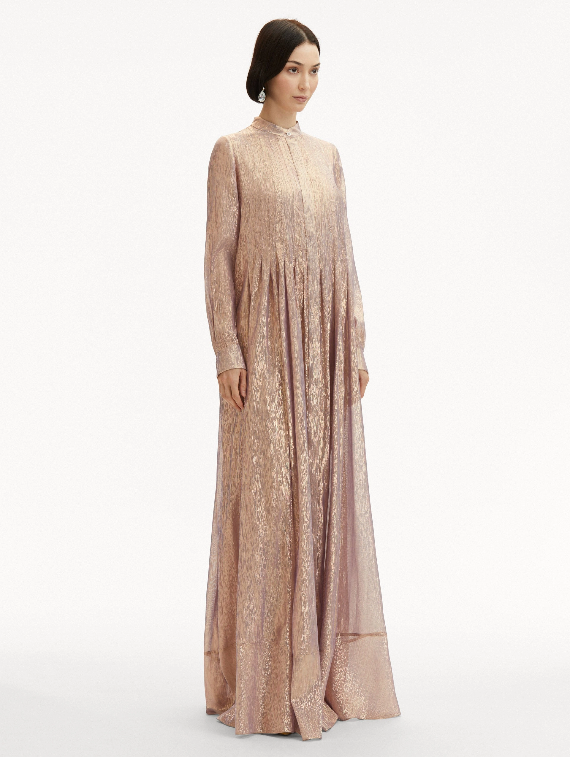 Lam?? Mousseline Pleated Caftan