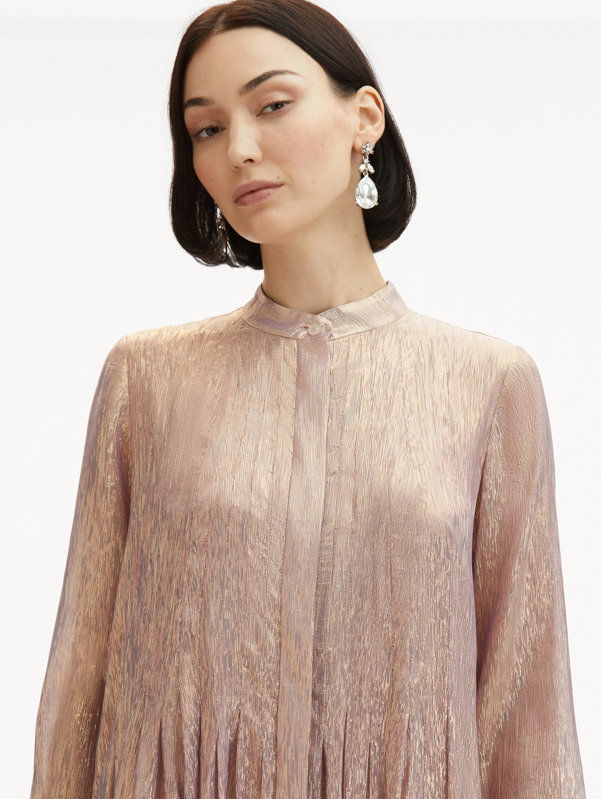 Lam?? Mousseline Pleated Caftan