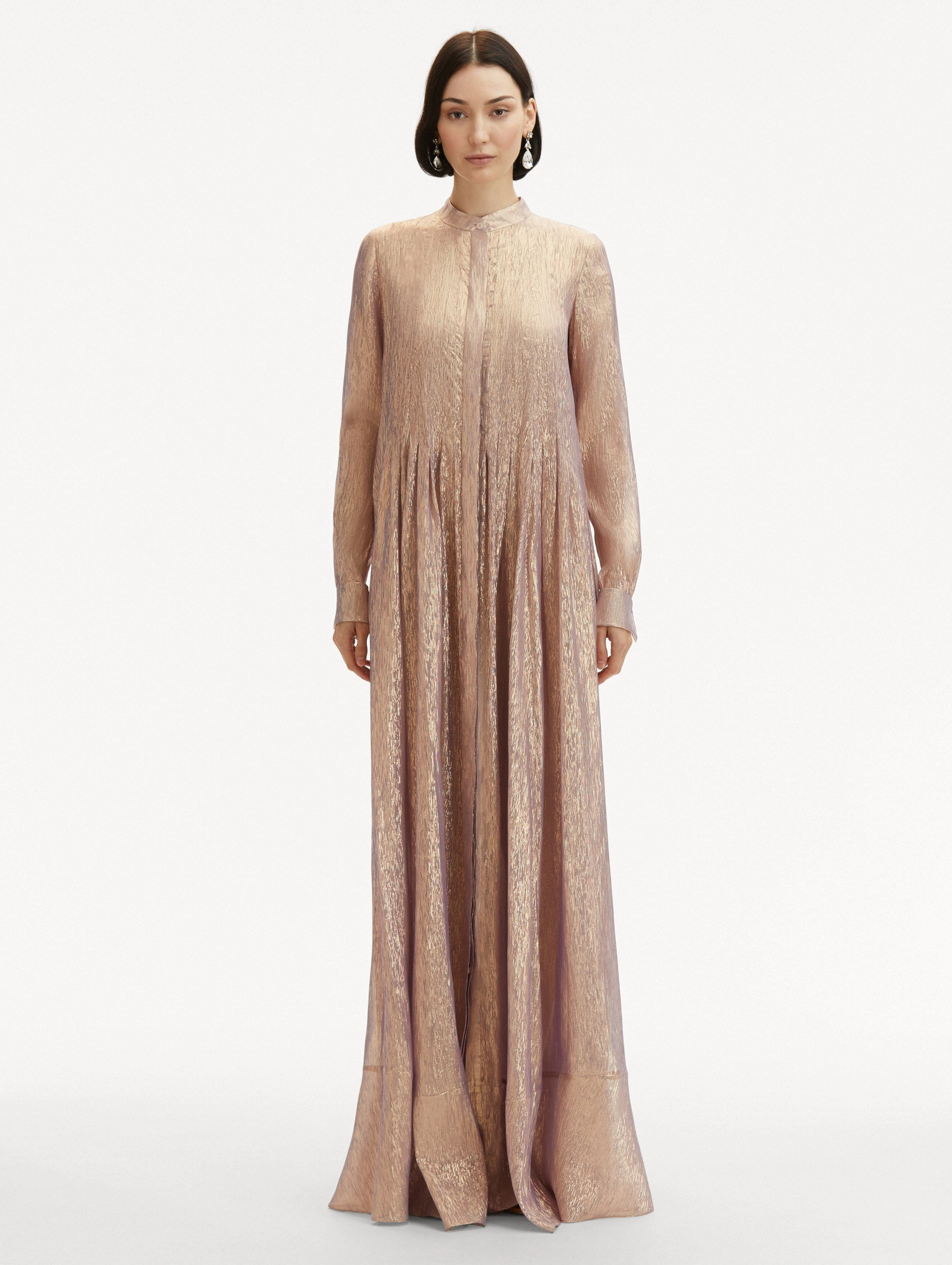 Lam?? Mousseline Pleated Caftan