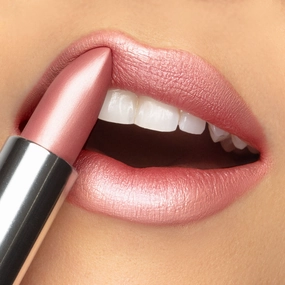 Lavish Crme | A Frosted Blush Rosy Pink Shimmer Lipstick