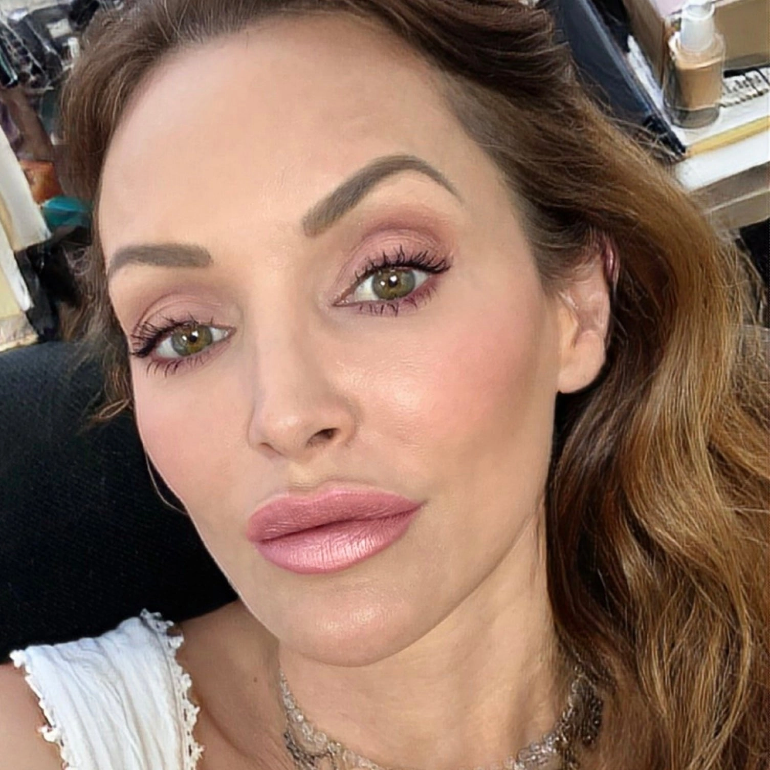 Lavish Crme | A Frosted Blush Rosy Pink Shimmer Lipstick