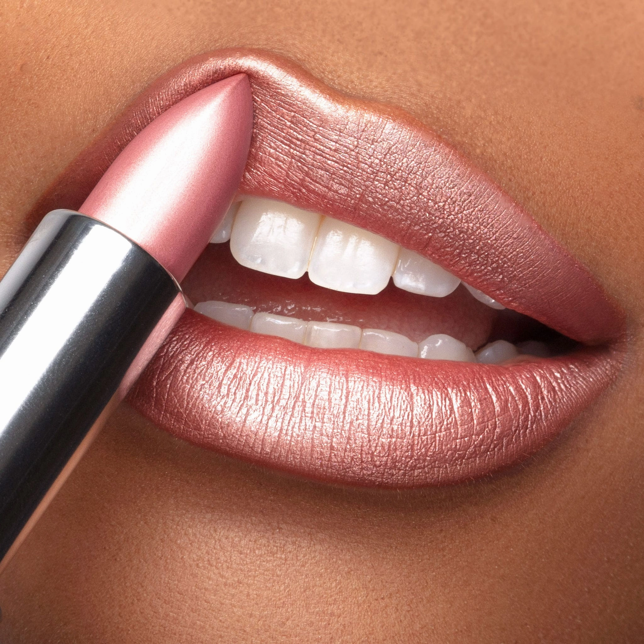 Lavish Crme | A Frosted Blush Rosy Pink Shimmer Lipstick