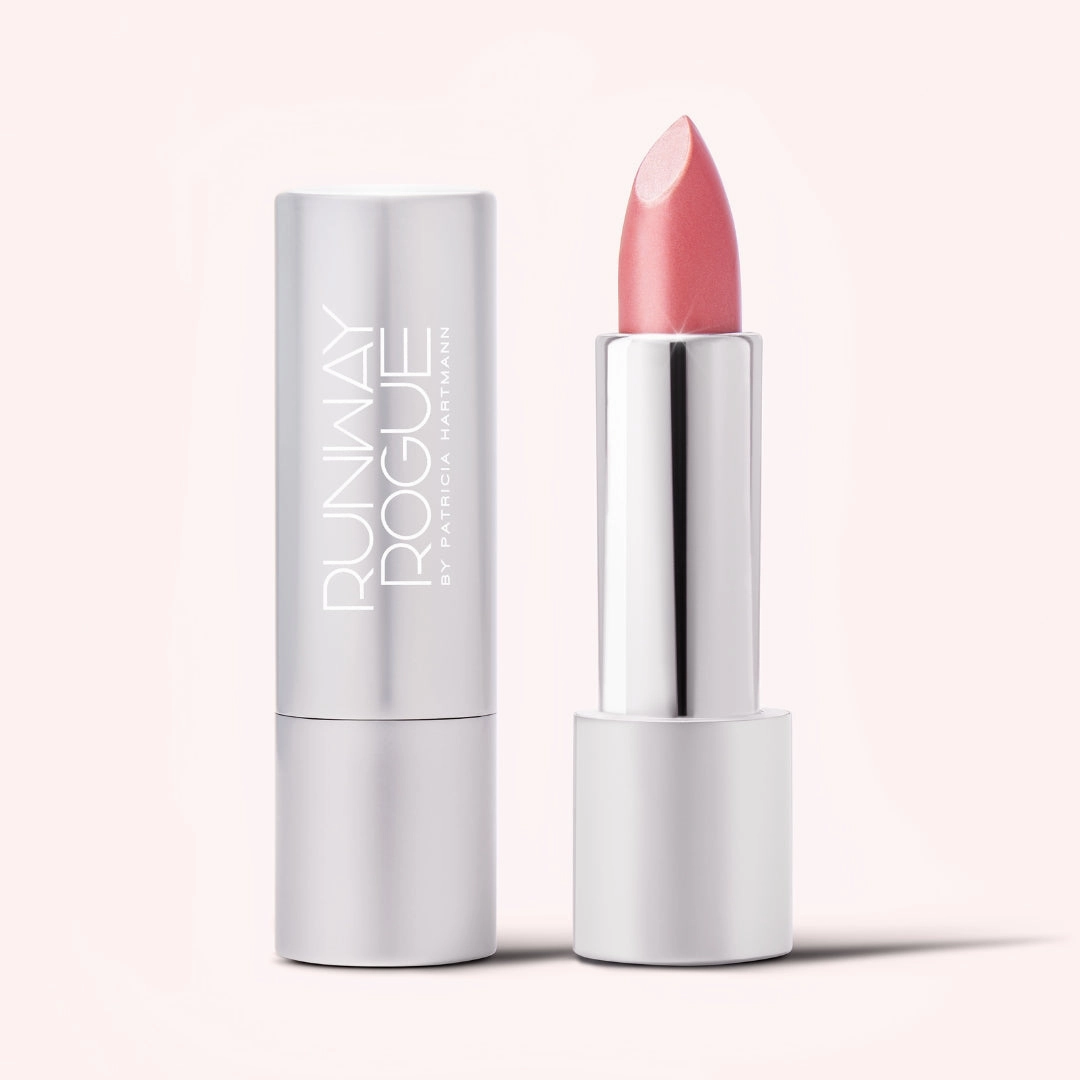 Lavish Crme | A Frosted Blush Rosy Pink Shimmer Lipstick